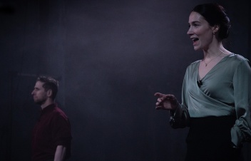 			Once Upon a Bridge by Sonya Kelly. A Druid production. Photo by Emilija Jefremova.
