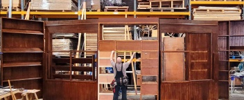 The interior of Druid's scenic workshop in Ballybane on the outskirts of Galway city.