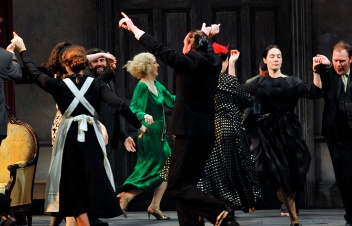			Séamus Hughes Megan Cusack Seán T  Ó Meallaigh Derbhle Crotty Garrett Lombard Siobhán Cullen Peter Shine  Druid  The Cherry Orchard  Photo Credit Robbie Jack