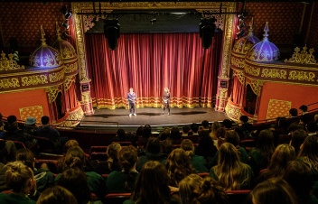 			Druid The Last Return by Sonya Kelly schools performance at The Everyman Cork photo by Marcin Lewandowski 1366x600
