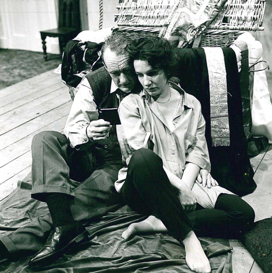 A black-and-white production photo of Belfry by Billy Roche (1993).