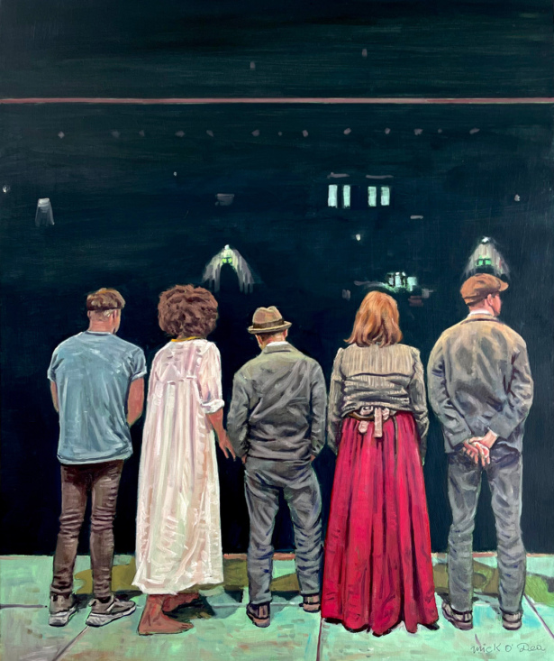 Mick O'Dea - 'Curtain Call' from What Is The Stars (oil on canvas, 60x50cm)