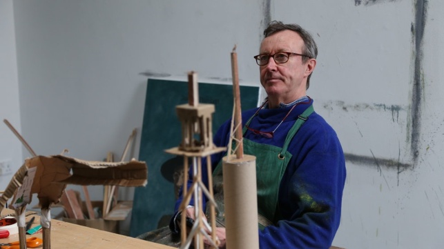 			Artist Mick O'Dea; photo by Emile Dinneen