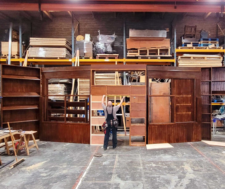 The interior of Druid's scenic workshop in Ballybane on the outskirts of Galway city.