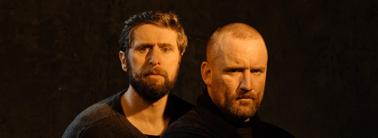 1366x500 Druid Endgame promo image feat Aaron Monaghan and Rory Nolan photo Ros Kavanagh