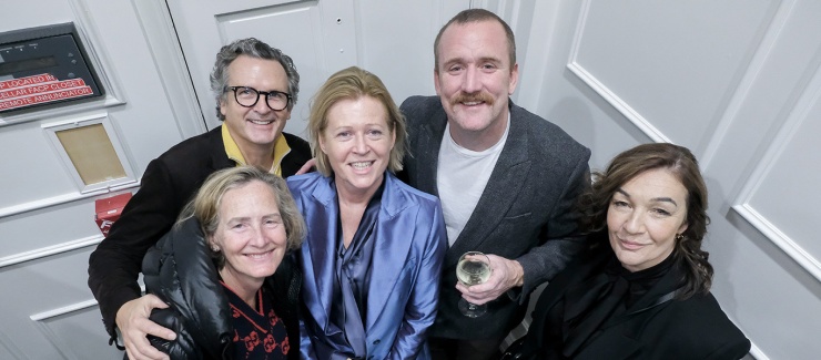 Joan Moroney Dermot Mc Donogh Margaret Hannan and Druid O Casey actors Rory Nolan and Hilda Fay credit James Higgins