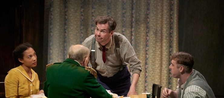 Sophie Lenglinger Bosco Hogan Marty Rea and Liam Heslin in The Plough and the Stars as part of Druid O Casey Photo by Ros Kavanagh