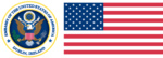 Us Embassy Seal And Flag For Print